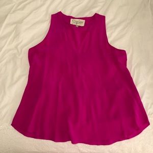 Rory Beca got pink split back tank